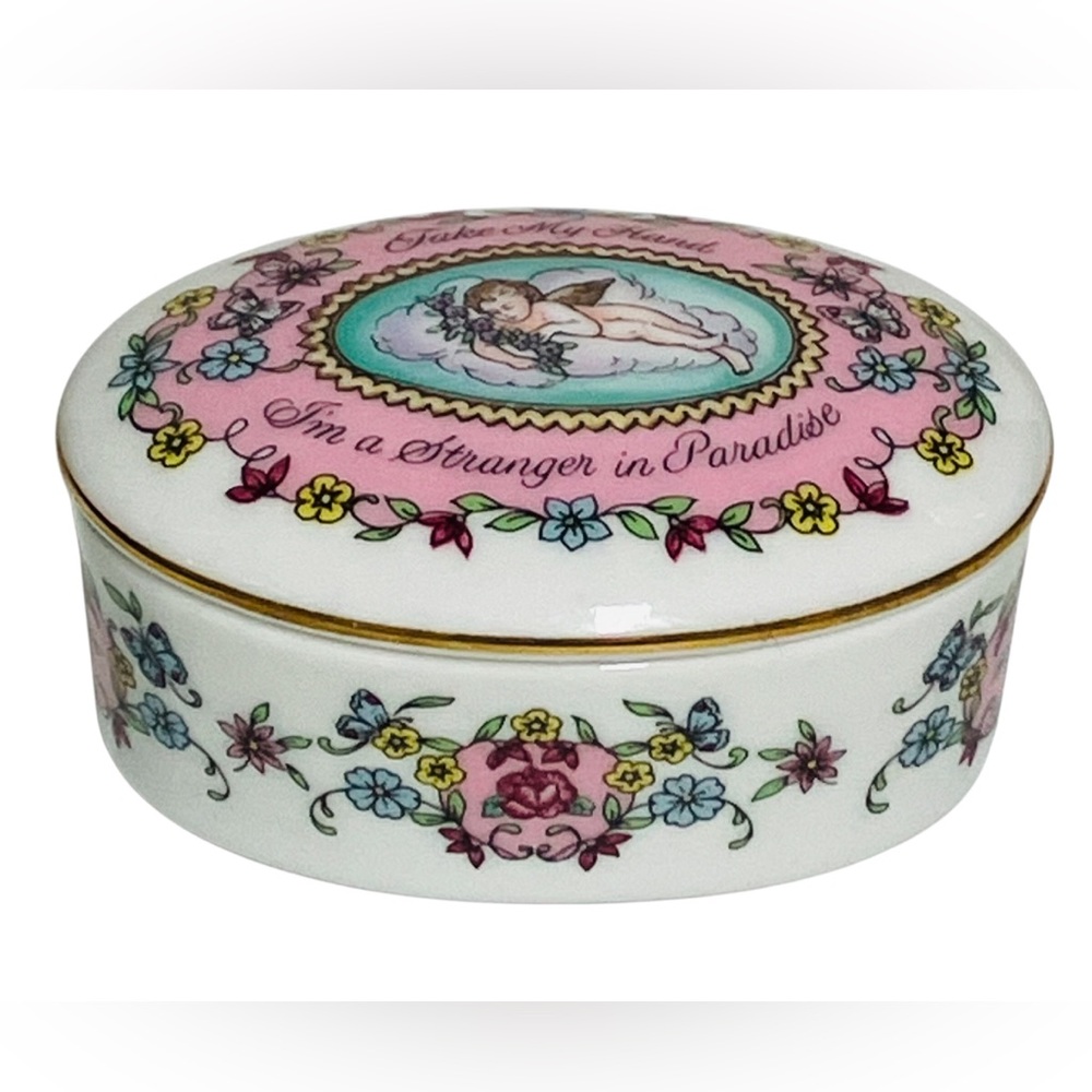 Vintage Franklin Mint Limited Edition Porcelain Music Box
